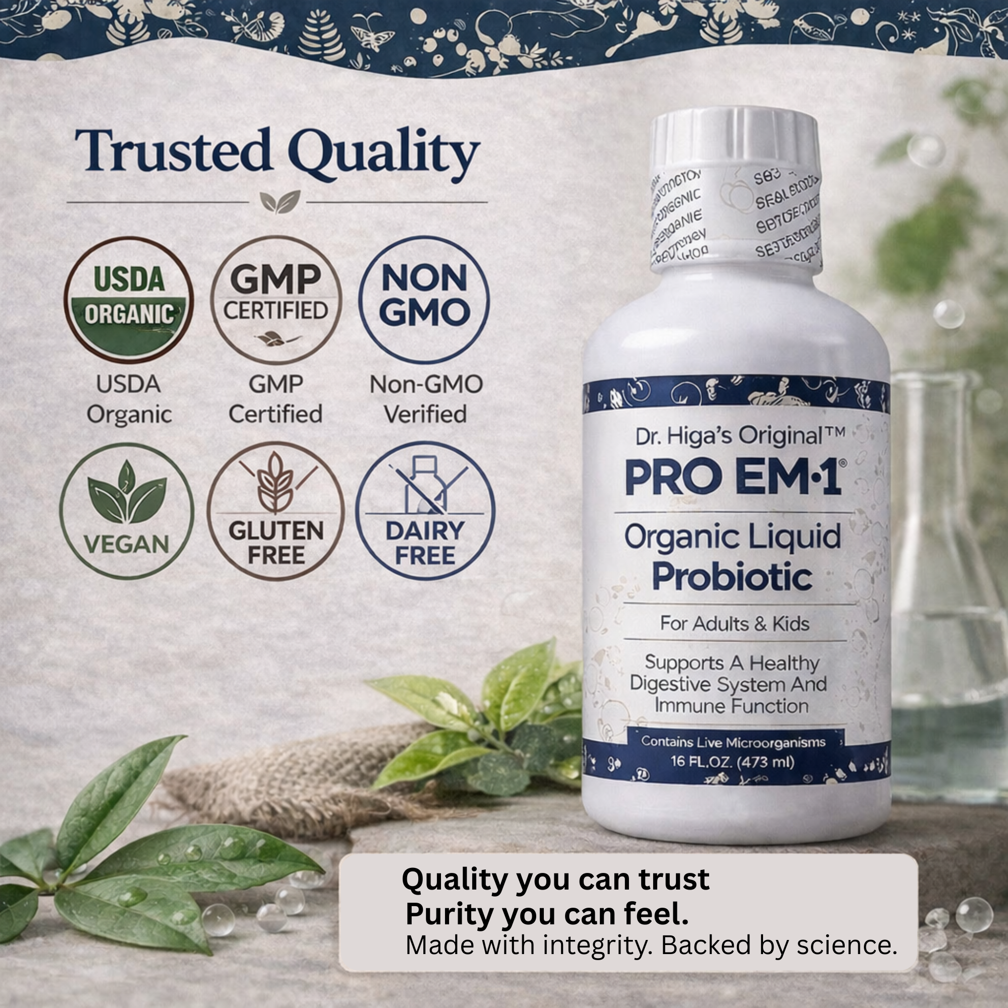 ProEM•1® Organic Liquid Probiotic