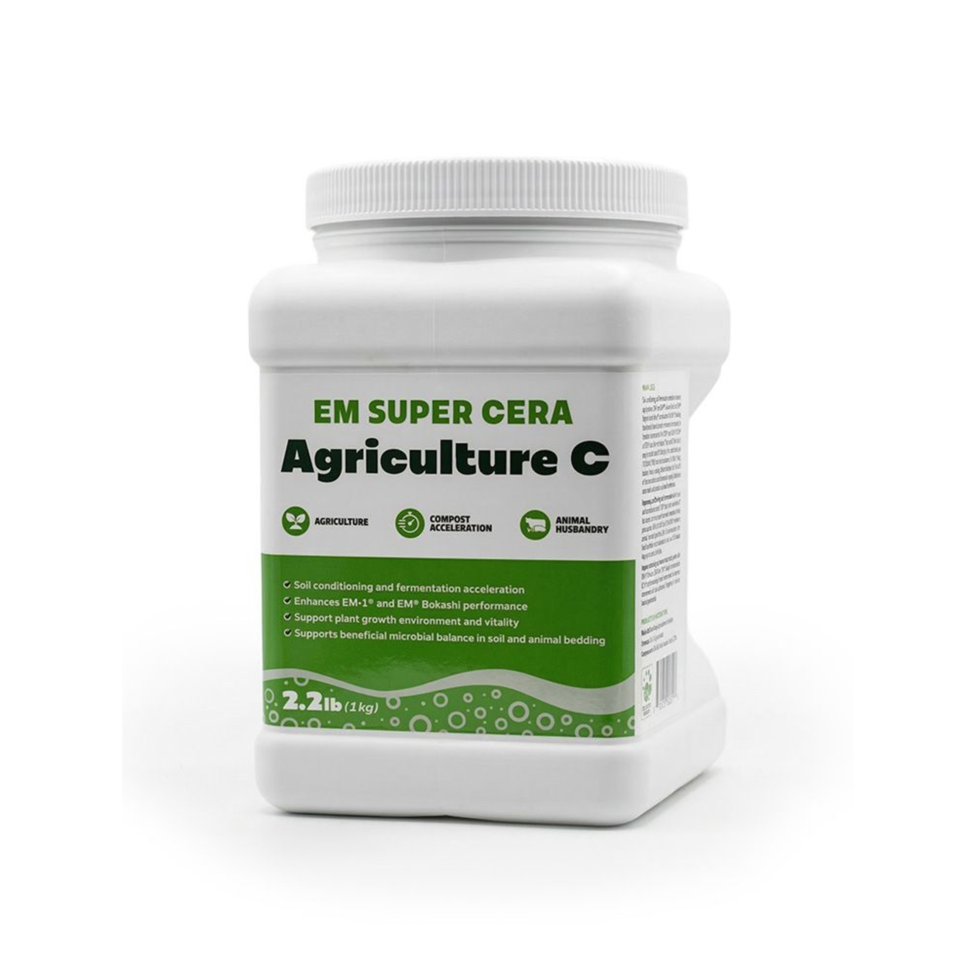 Cera. Cap. 100個入 EMK105BJ223KV-F EM Super Cera® Agriculture C – 1 kg – EMRO USA